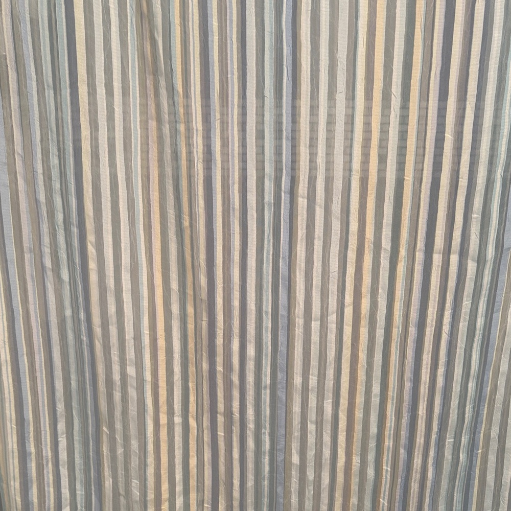 Striped Home Accent Curtain